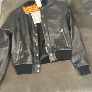 Black Motorcycle Jacket for Men